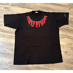 VTG Chili Peppers 90s Men’s L Black Shirt Double-Sided Graphic Single Stitch